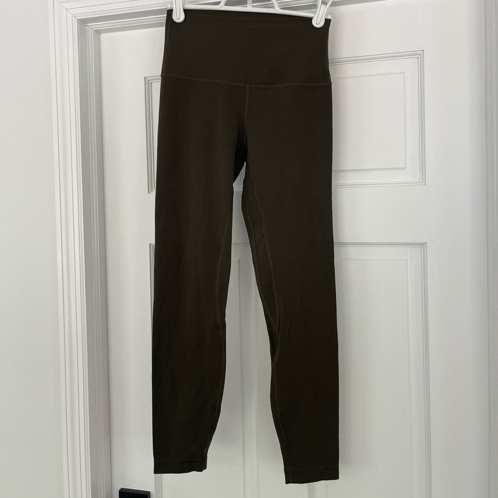 Lululemon Align 25” Dark Olive Green Leggings